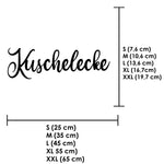 Schriftzug 3D aus Holz "Kuschelecke" | Holz Schriftzug | Wandtattoo Holz | Wanddeko