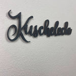 Schriftzug 3D aus Holz "Kuschelecke" | Holz Schriftzug | Wandtattoo Holz | Wanddeko