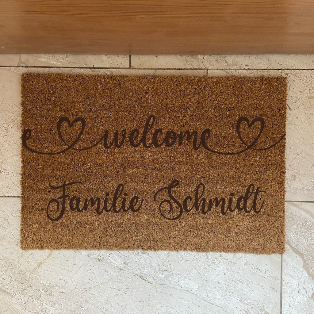 Fußmatte "Welcome Familie"