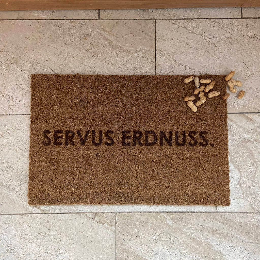 Fußmatte Kokos "Servus Erdnuss"