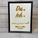 Wandbild "DU ICH WIR"