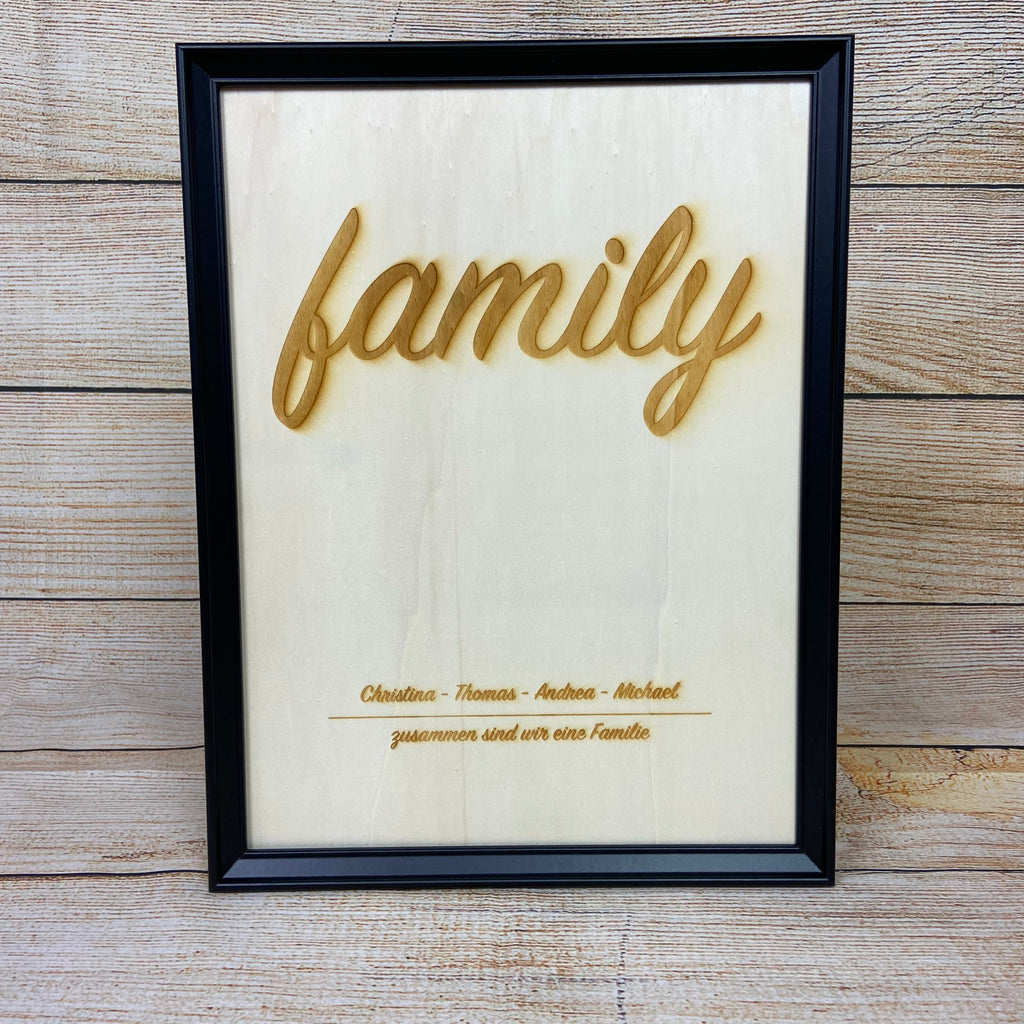 Wandbild "family"