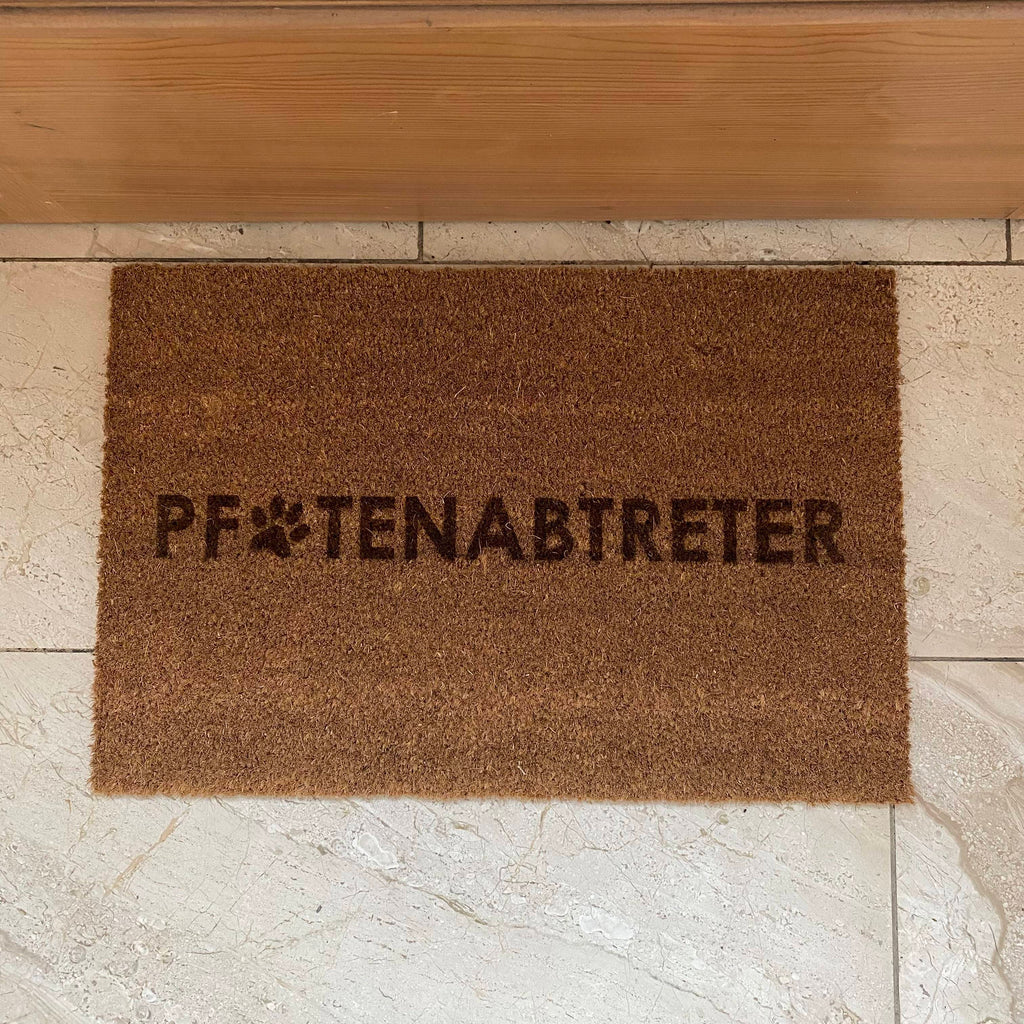 Fußmatte Kokos "PFOTENABTRETER"