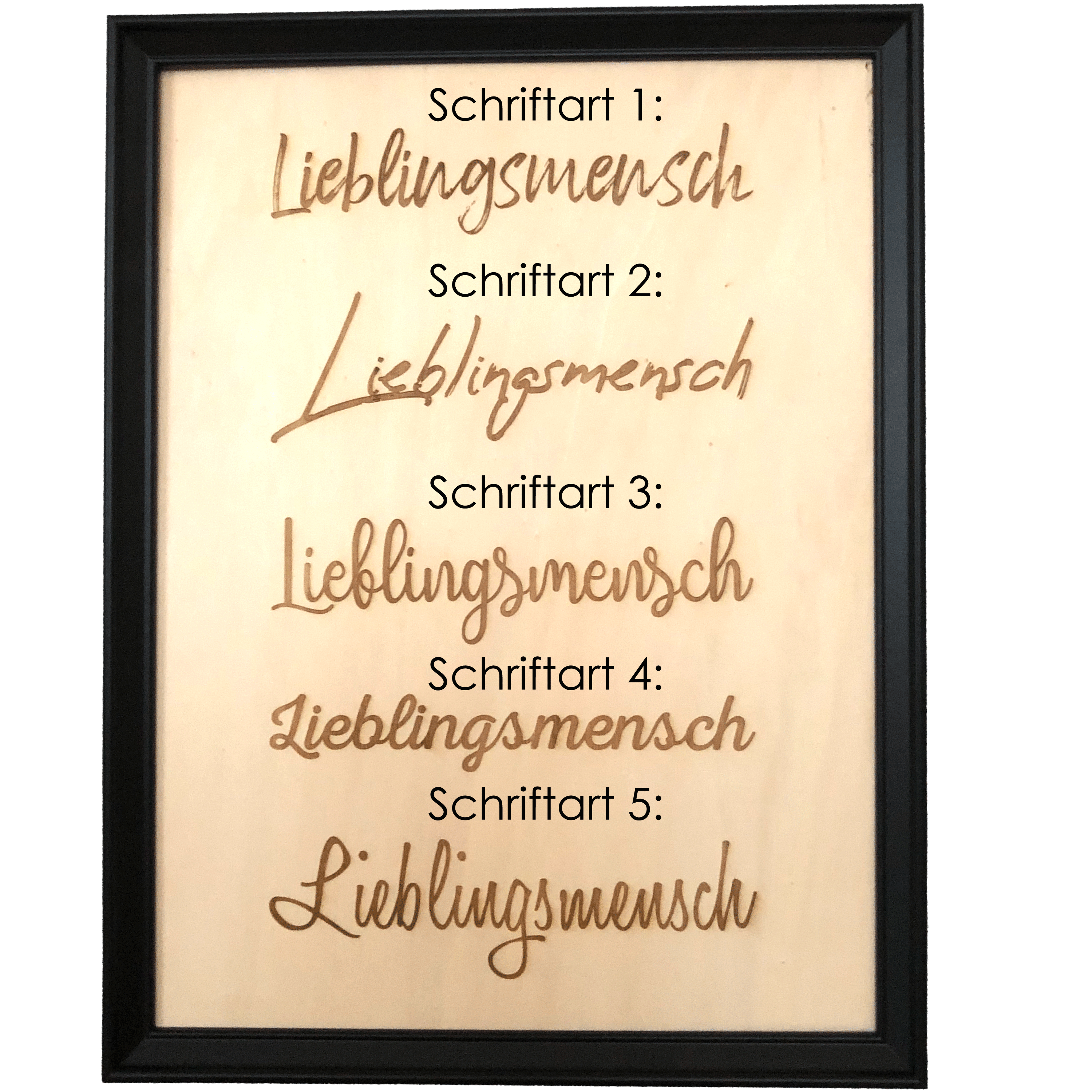 Wandbild "Lieblingsmensch"