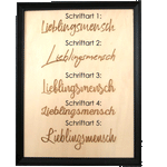 Wandbild "Lieblingsmensch"