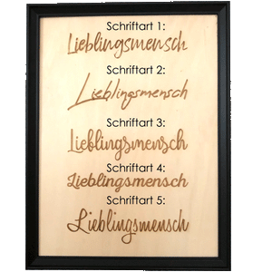 Wandbild "Lieblingsmensch"